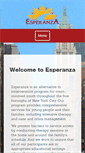 Mobile Screenshot of esperanzany.org